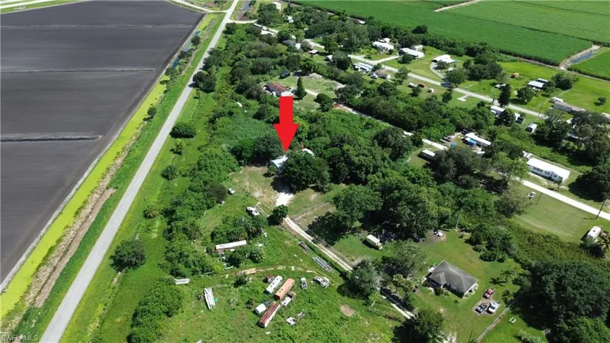 Aerial view of property and surrounding area
