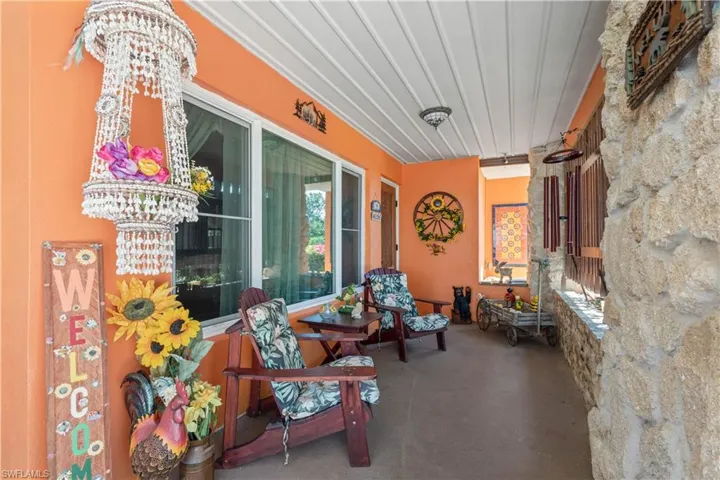 View of front patio