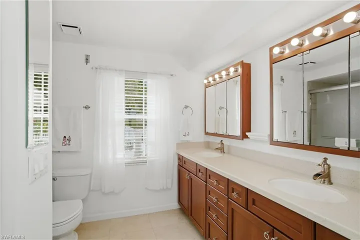 Master Bathroom with dual sinks