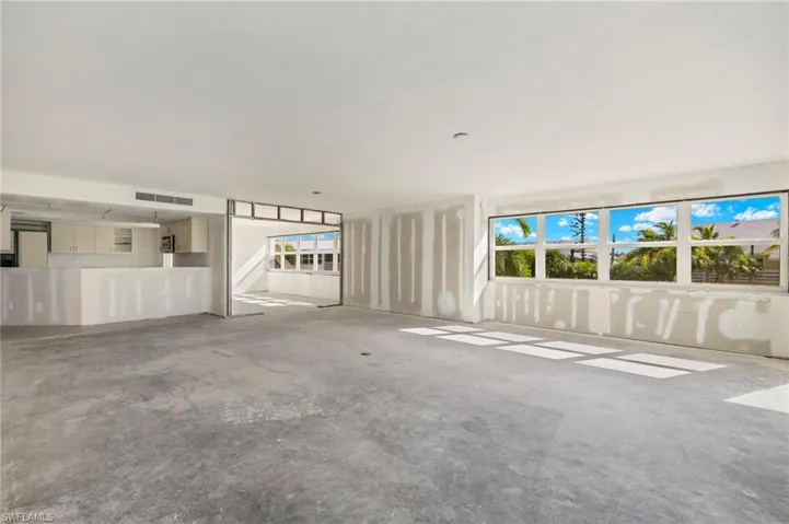 View of unfurnished living room