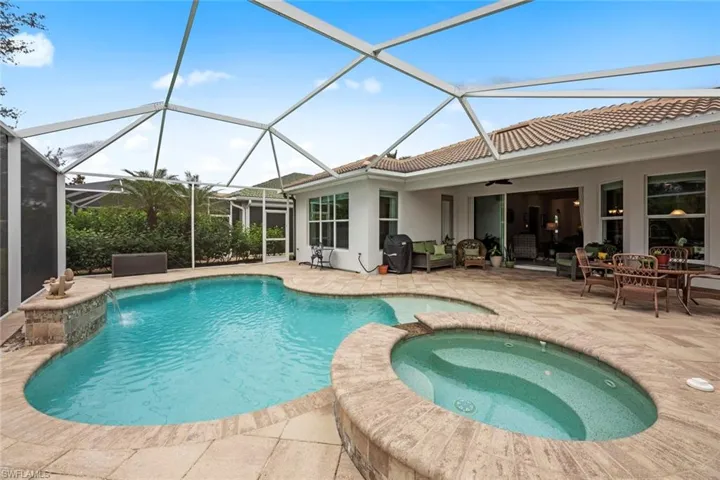 Custom pool, spa and waterfall