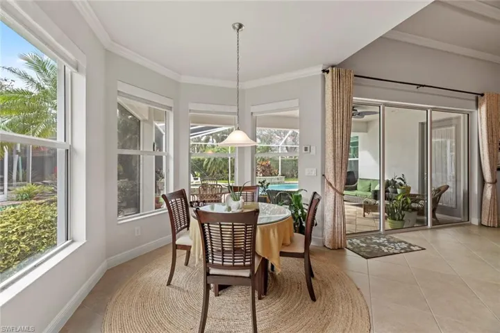 Breakfast room w/plenty of daylight