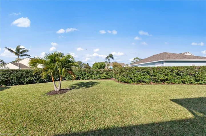 View of green lawn