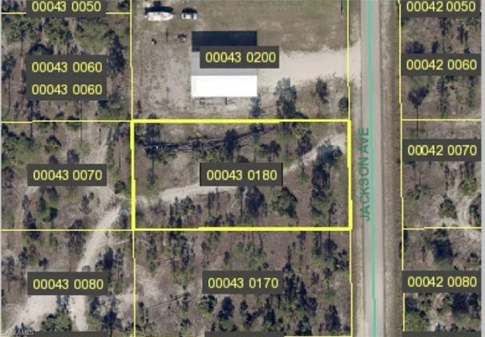 Aerial overview of property's location