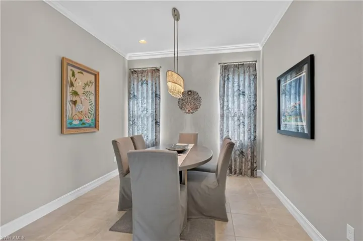 Formal dining room.
