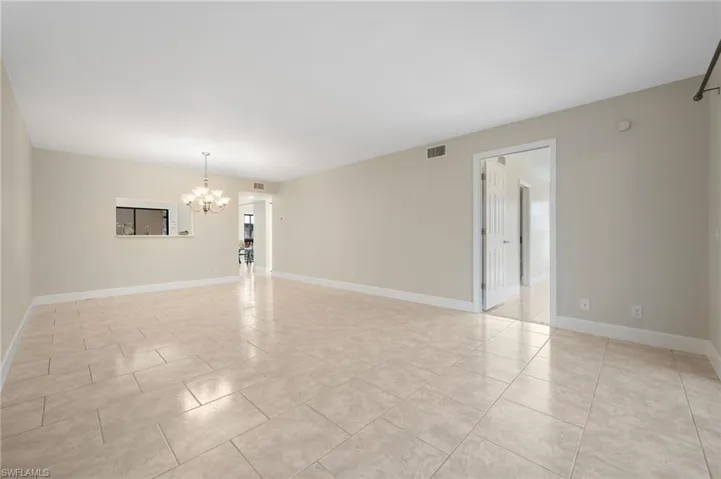 Tiled Living Dining Room