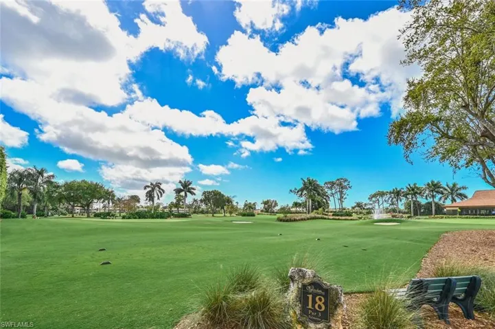 View of property's community with golf course view