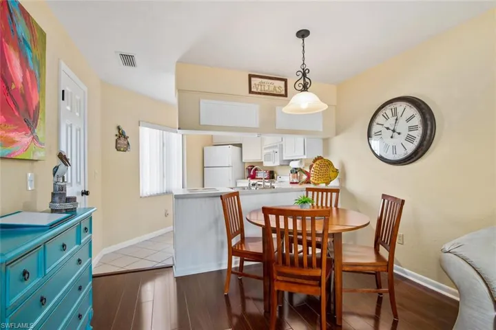 Casa Bella C Dining and Kitchen. New SS appliances installed since this photo