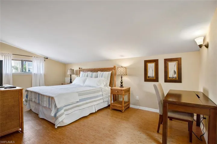 Casa Bella A King Bedroom with desk and lofted ceiling