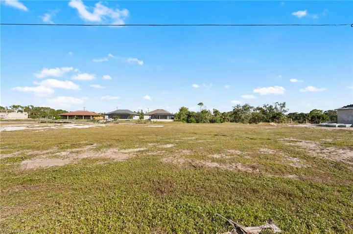 Ground view of land