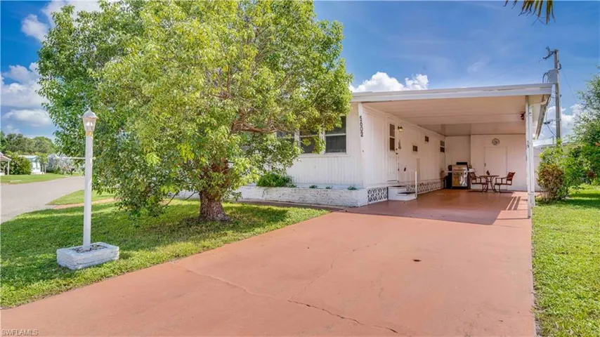 Driveway and carport