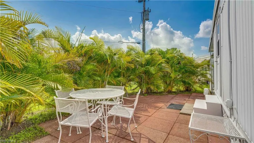 Outside patio