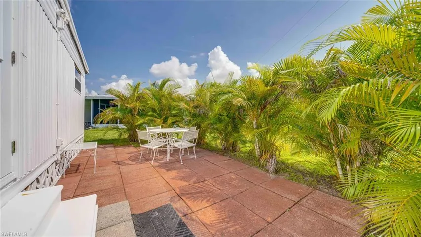 Outside patio