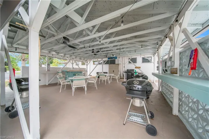View of patio / terrace featuring outdoor dining space and area for grilling