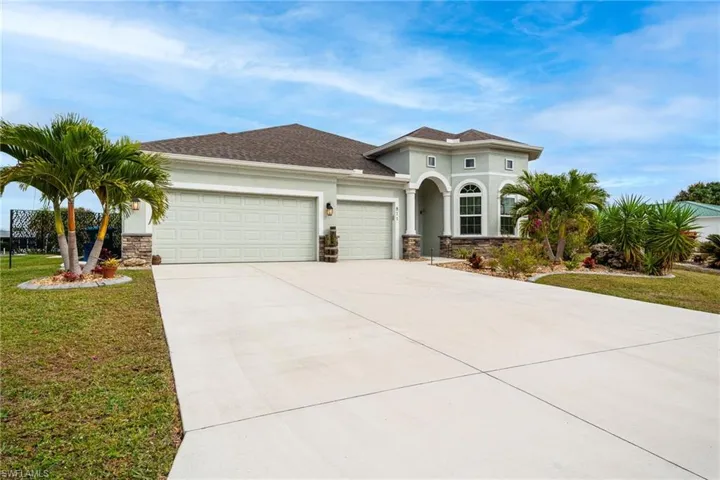 Front of Home with Spacious Driveway
