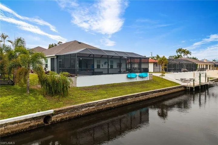 Back of Home on Tranquil Canal