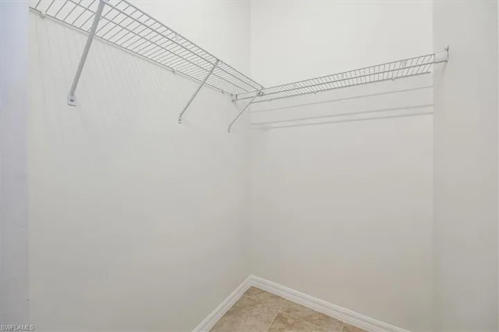 View of walk-in closet
