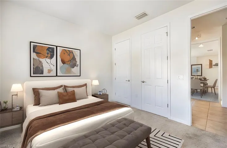 VIRTUALLY STAGED Guest Bedroom