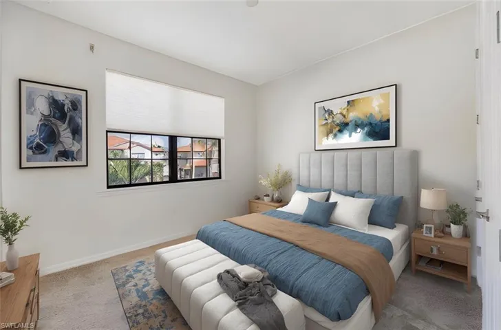VIRTUALLY STAGED Guest Bedroom