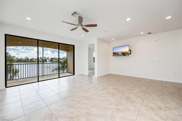 Large Tiled Great Room with Lake Views