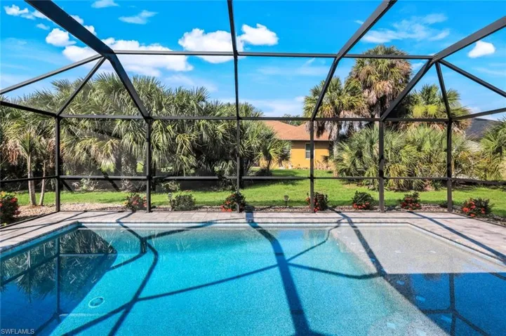 Middle of the pool view