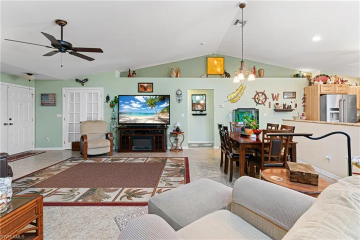 Living room + kitchen
