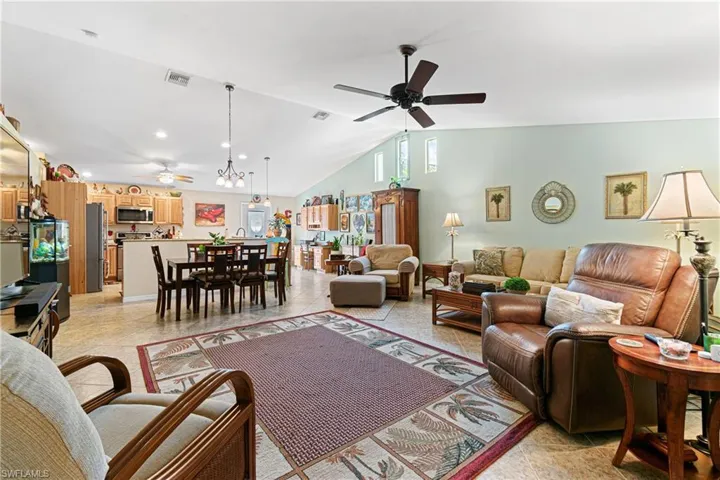 Living room + kitchen