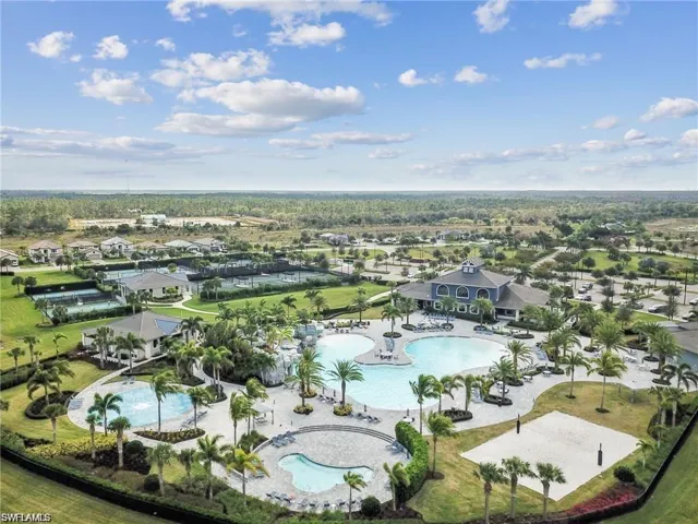 Bird's eye view featuring a residential view