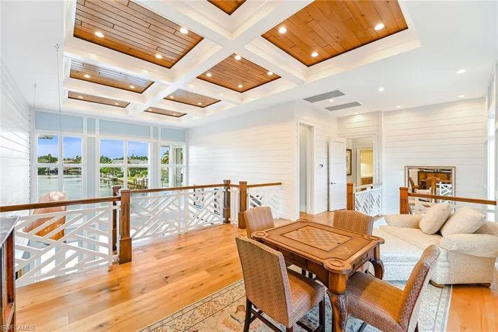Game Table/Loft overlooking Living Room