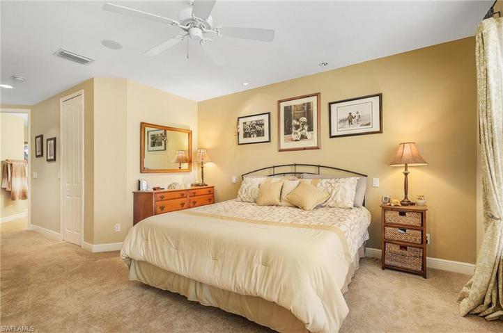 Enjoy the comfort of his & hers walk-in closets, both located across from each other on the way to the master bath.