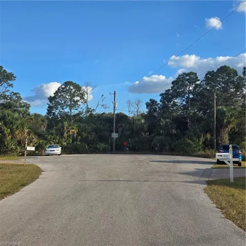 Cul-de-sac view- lot is located at the end on the Right side