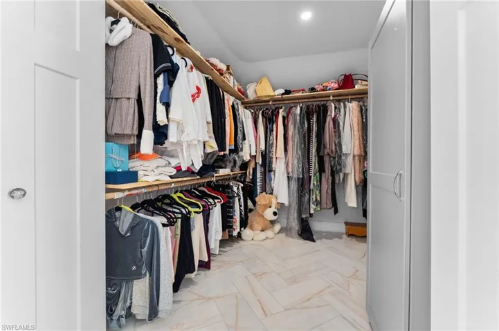 View of spacious closet