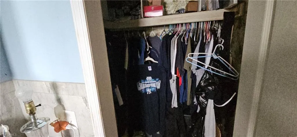 View of closet