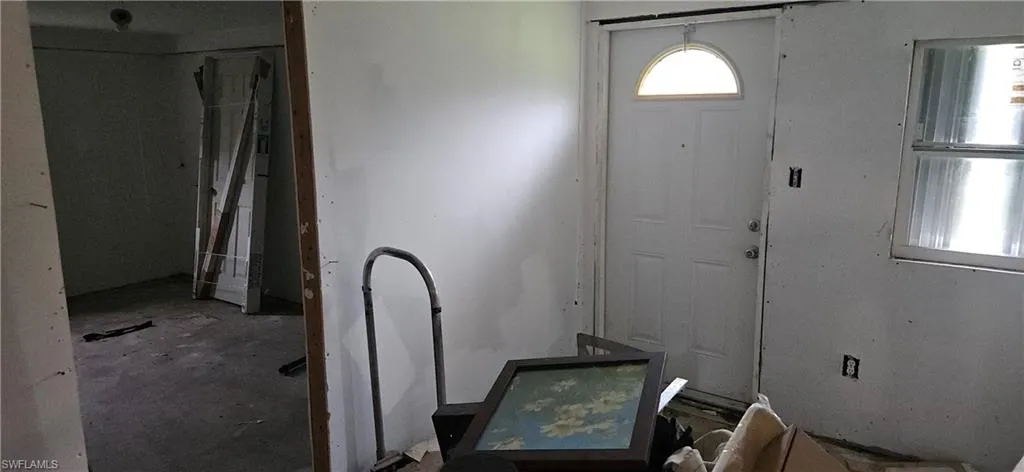 View of entrance foyer
