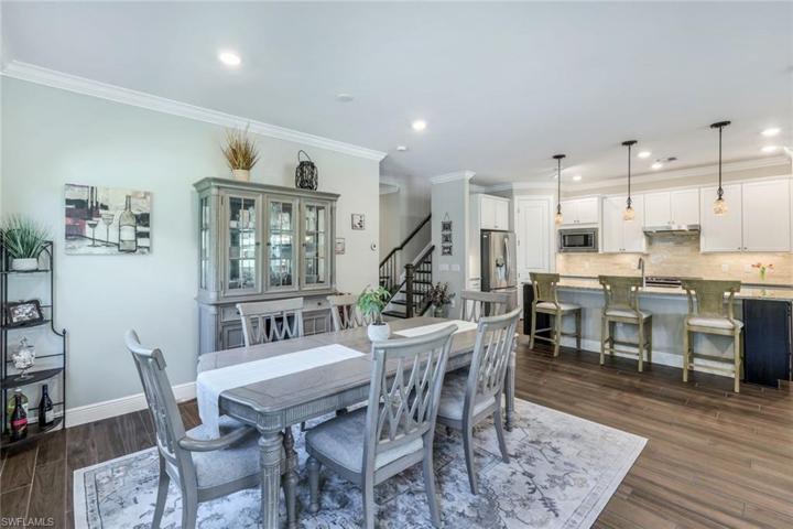 Relax in the designated dining room.