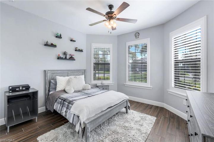Bedroom #2 is at the front of the house and would also make the perfect HOME OFFICE!