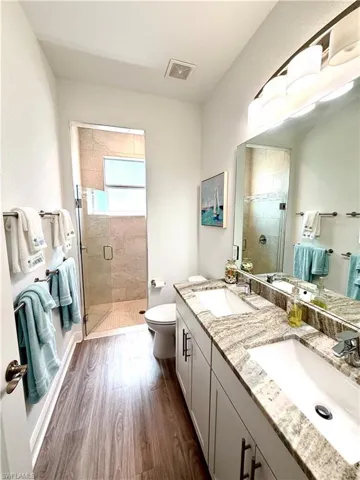 Bathroom with a shower