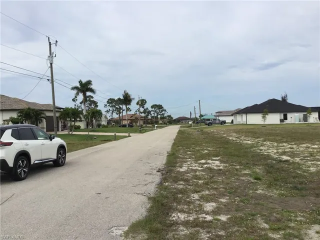Looking down the street to the left