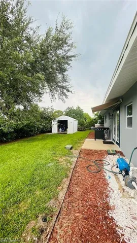 View of green lawn