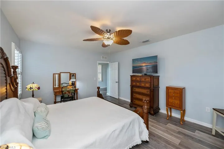 another view of the Master bedroom.