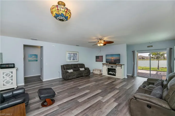 Larger view of living area