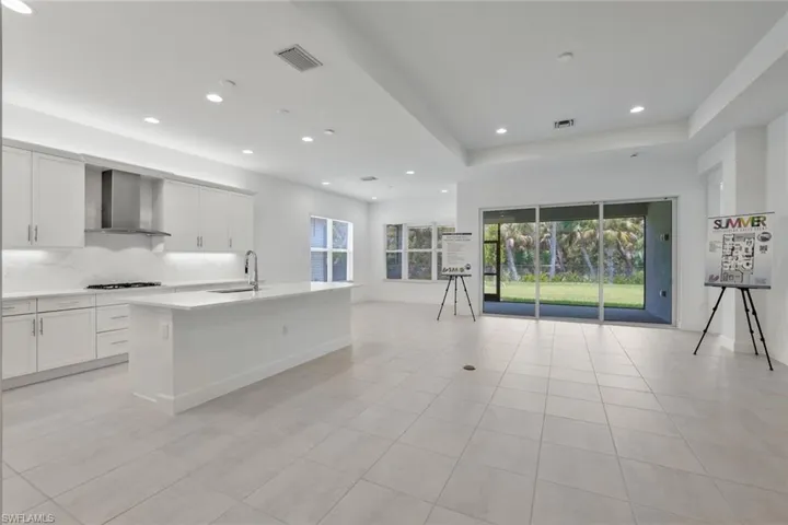 Living, Kitchen, and Breakfast Area