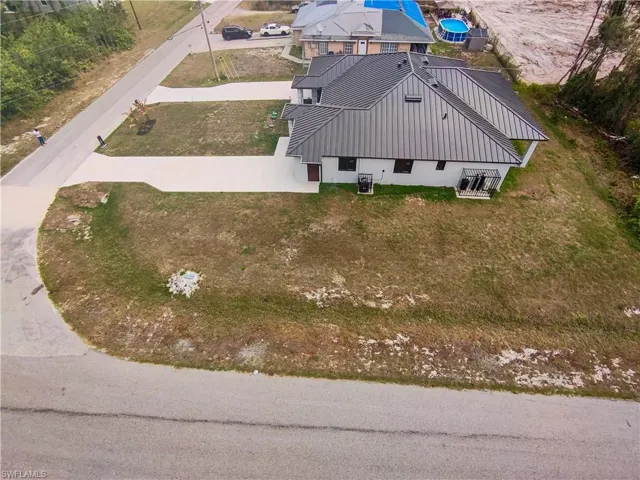 View from above of property