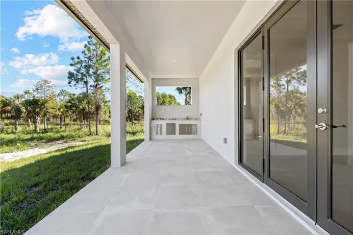 View of patio