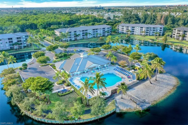 Aerial View of Amenities Center (pre-Ian)