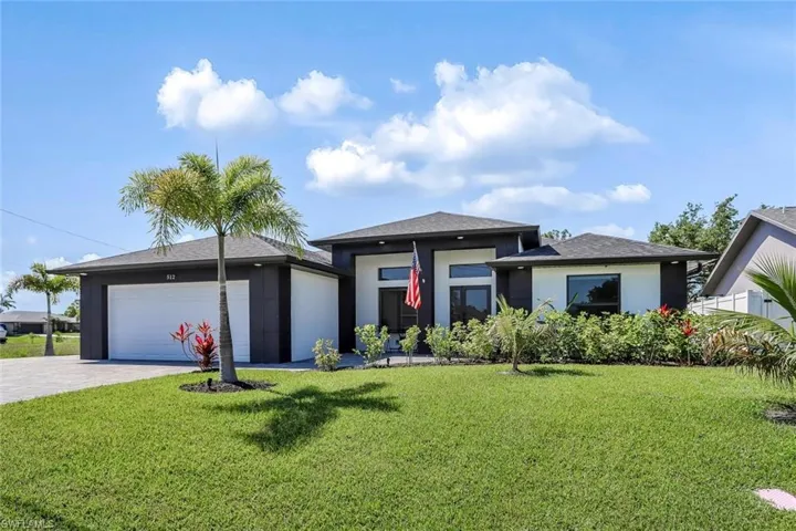 Charming single story newer construction with latest florida building code standards.