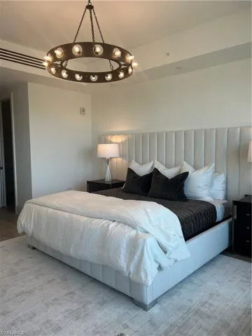 New Chandelier in Primary bedroon