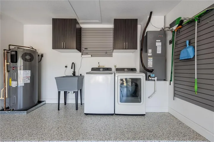 Laundry In Garage