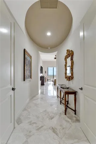 Master bedroom features double door entry to foyer..
