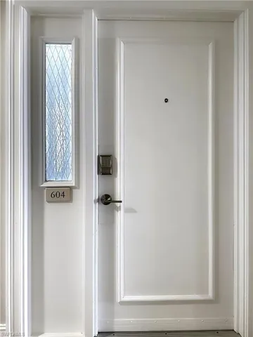 View of doorway to outside